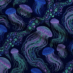 Neon Abyss Pattern 66 Minky Fabric — plush minky folded close-up preview (mv-minky-v1:lying)