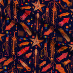 Neon Abyss Pattern 70 Minky Fabric — plush minky folded close-up preview (mv-minky-v1:lying)