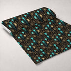 Neon Abyss Pattern 83 Minky Fabric — plush minky unrolled bolt preview (mv-minky-v1:bolt)