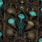 Neon Abyss Pattern 83 Minky Fabric — plush minky folded close-up preview (mv-minky-v1:lying)