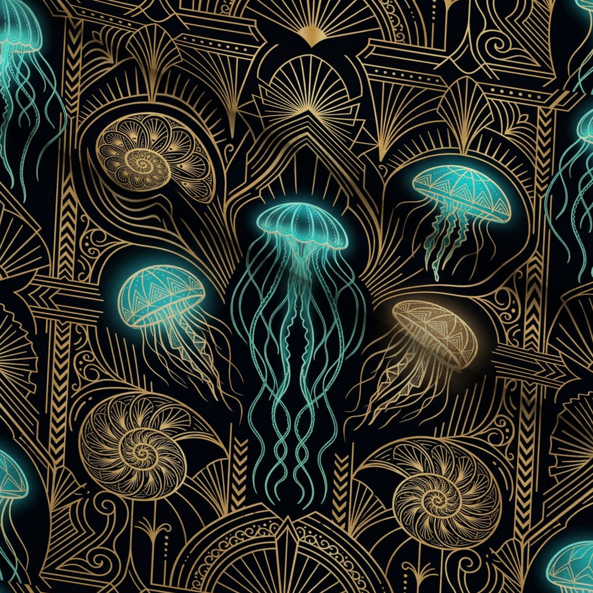 Neon Abyss Pattern 83 Minky Fabric — plush minky folded close-up preview (mv-minky-v1:lying)