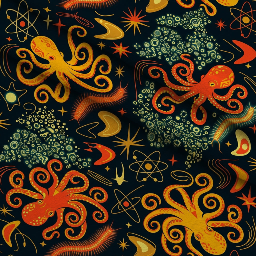 Neon Abyss Pattern 85 Minky Fabric — plush minky folded close-up preview (mv-minky-v1:lying)