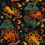 Neon Abyss Pattern 85 Minky Fabric — plush minky folded close-up preview (mv-minky-v1:lying)
