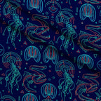 Neon Abyss Pattern 86 Minky Fabric — plush minky folded close-up preview (mv-minky-v1:lying)