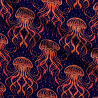 Neon Abyss Pattern 87 Minky Fabric — plush minky folded close-up preview (mv-minky-v1:lying)