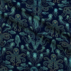 Neon Abyss Pattern 88 Minky Fabric — plush minky folded close-up preview (mv-minky-v1:lying)