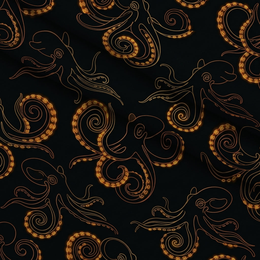 Neon Abyss Pattern 95 Minky Fabric — plush minky folded close-up preview (mv-minky-v1:lying)