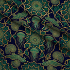 Neon Abyss Pattern 96 Minky Fabric — plush minky folded close-up preview (mv-minky-v1:lying)