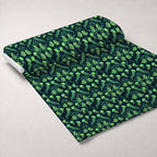 Neon Abyss Pattern 97 Minky Fabric — plush minky unrolled bolt preview (mv-minky-v1:bolt)