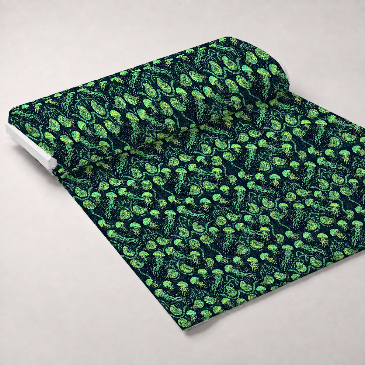 Neon Abyss Pattern 97 Minky Fabric — plush minky unrolled bolt preview (mv-minky-v1:bolt)