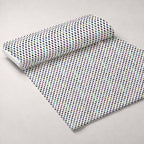 Neon Daisy Pattern 21 Minky Fabric — plush minky unrolled bolt preview (mv-minky-v1:bolt)