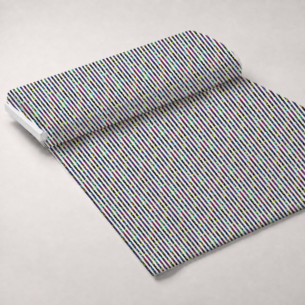 Neon Daisy Pattern 26 Minky Fabric — plush minky unrolled bolt preview (mv-minky-v1:bolt)