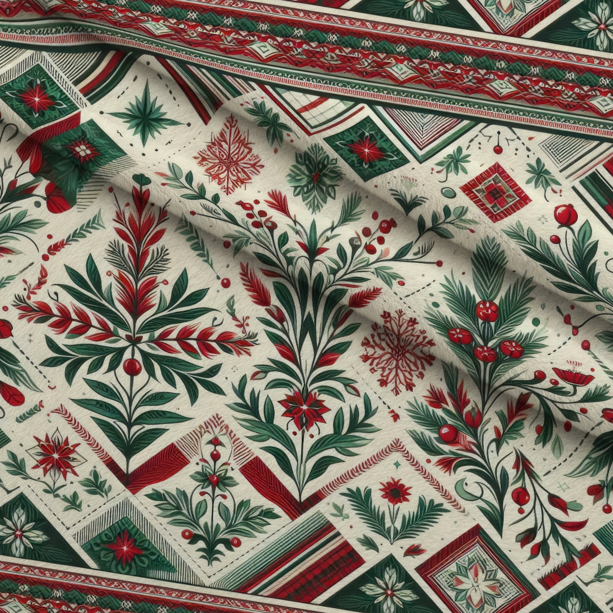 Nordic Noel Pattern 6 Minky Fabric — plush minky folded close-up preview (mv-minky-v1:lying)