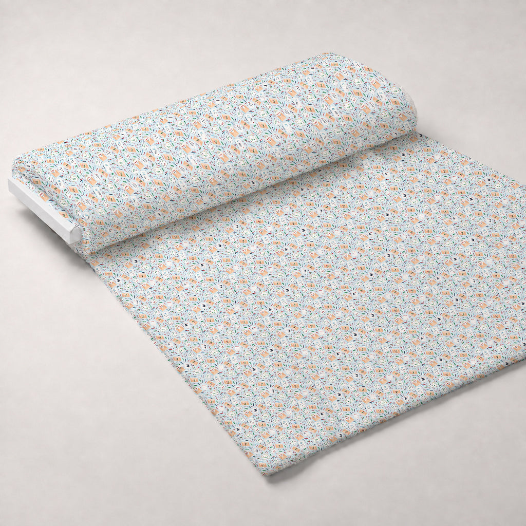 North Pole Post Pattern 11 Minky Fabric — plush minky unrolled bolt preview (mv-minky-v1:bolt)