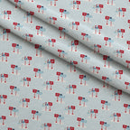 North Pole Post Pattern 13 Minky Fabric — plush minky folded close-up preview (mv-minky-v1:lying)