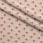 North Pole Post Pattern 5 Minky Fabric — plush minky folded close-up preview (mv-minky-v1:lying)
