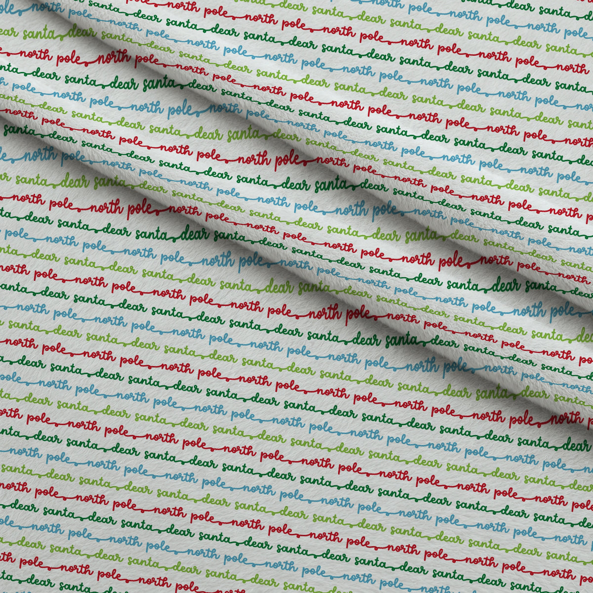 North Pole Post Pattern 8 Minky Fabric — plush minky folded close-up preview (mv-minky-v1:lying)