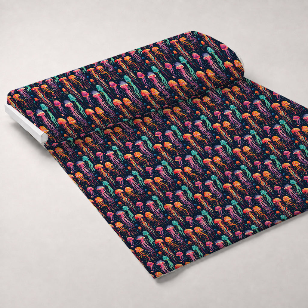 Ocean Drifters Pattern 3 Minky Fabric — plush minky unrolled bolt preview (mv-minky-v1:bolt)
