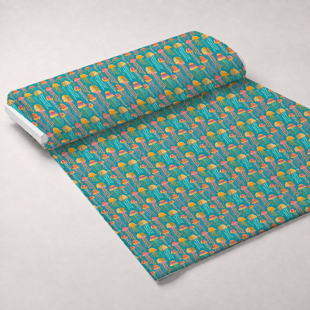 Ocean Drifters Pattern 6 Minky Fabric — plush minky unrolled bolt preview (mv-minky-v1:bolt)