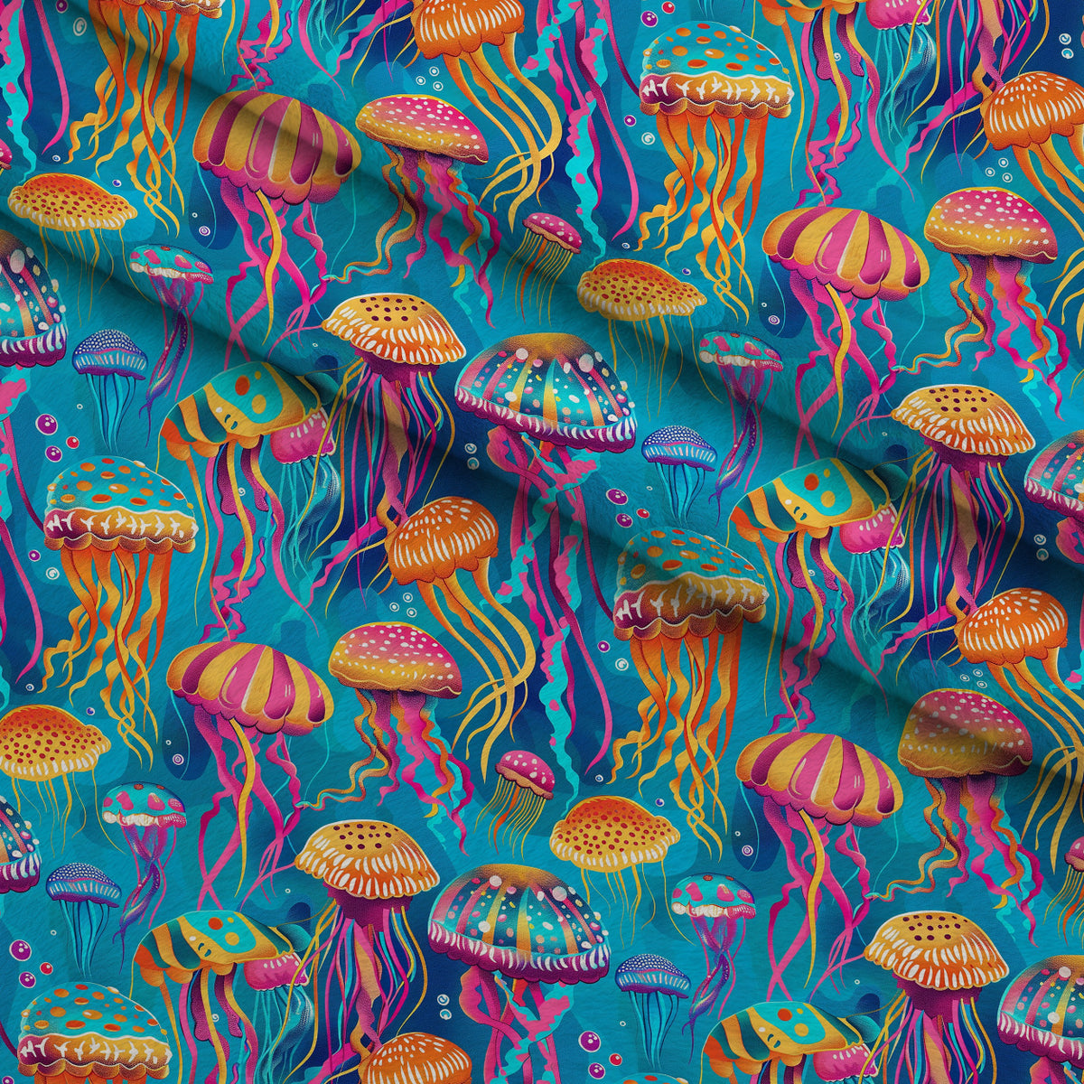 Ocean Drifters Pattern 7 Minky Fabric — plush minky folded close-up preview (mv-minky-v1:lying)