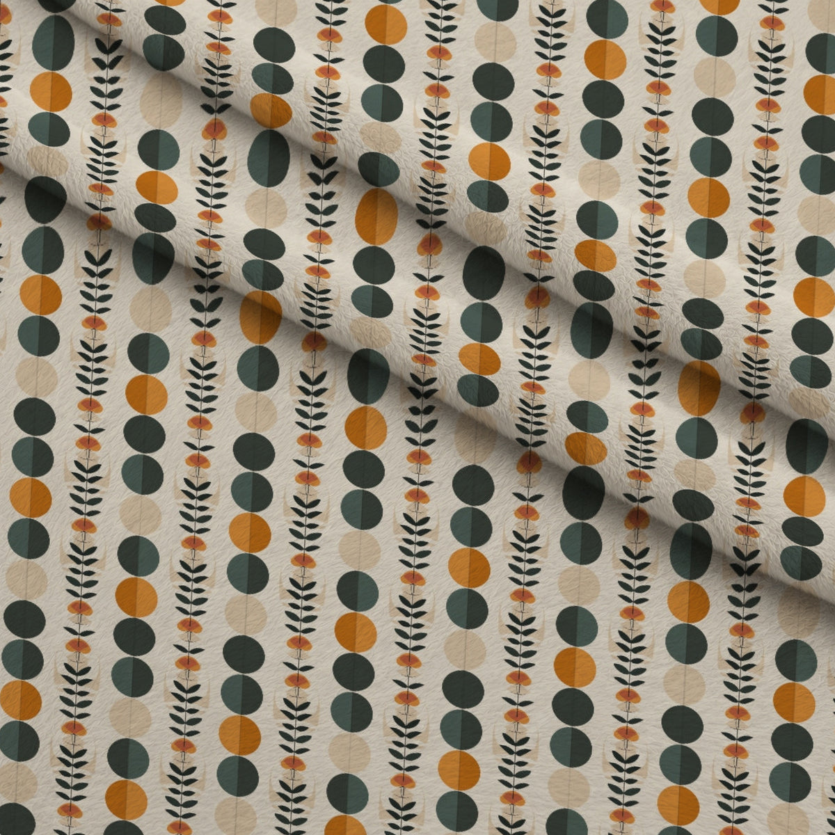 Olive Grove Pattern 5 Minky Fabric — plush minky folded close-up preview (mv-minky-v1:lying)