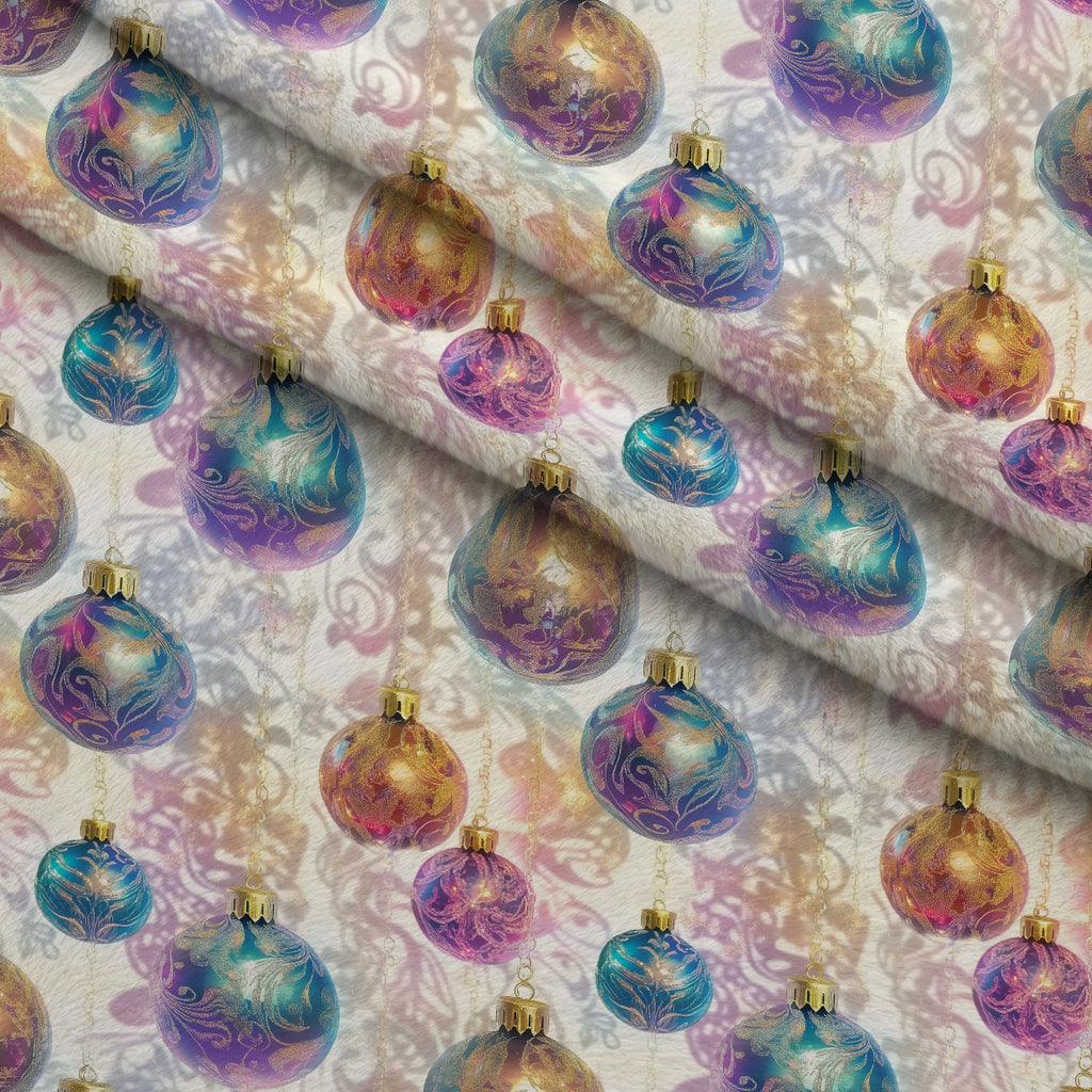 Opalescent Baubles Pattern 17 Minky Fabric — plush minky folded close-up preview (mv-minky-v1:lying)