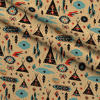 Painted Plains Pattern 2 Minky Fabric — plush minky folded close-up preview (mv-minky-v1:lying)