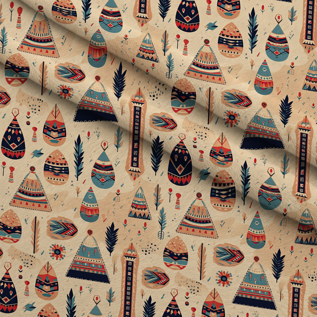 Painted Plains Pattern 5 Minky Fabric — plush minky folded close-up preview (mv-minky-v1:lying)