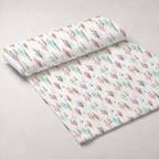 Pastel Pine Wonderland Pattern 11 Minky Fabric — plush minky unrolled bolt preview (mv-minky-v1:bolt)