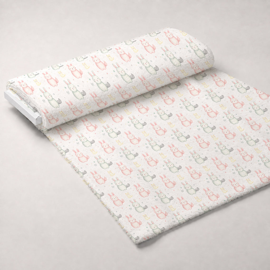 Pastel Pine Wonderland Pattern 12 Minky Fabric — plush minky unrolled bolt preview (mv-minky-v1:bolt)