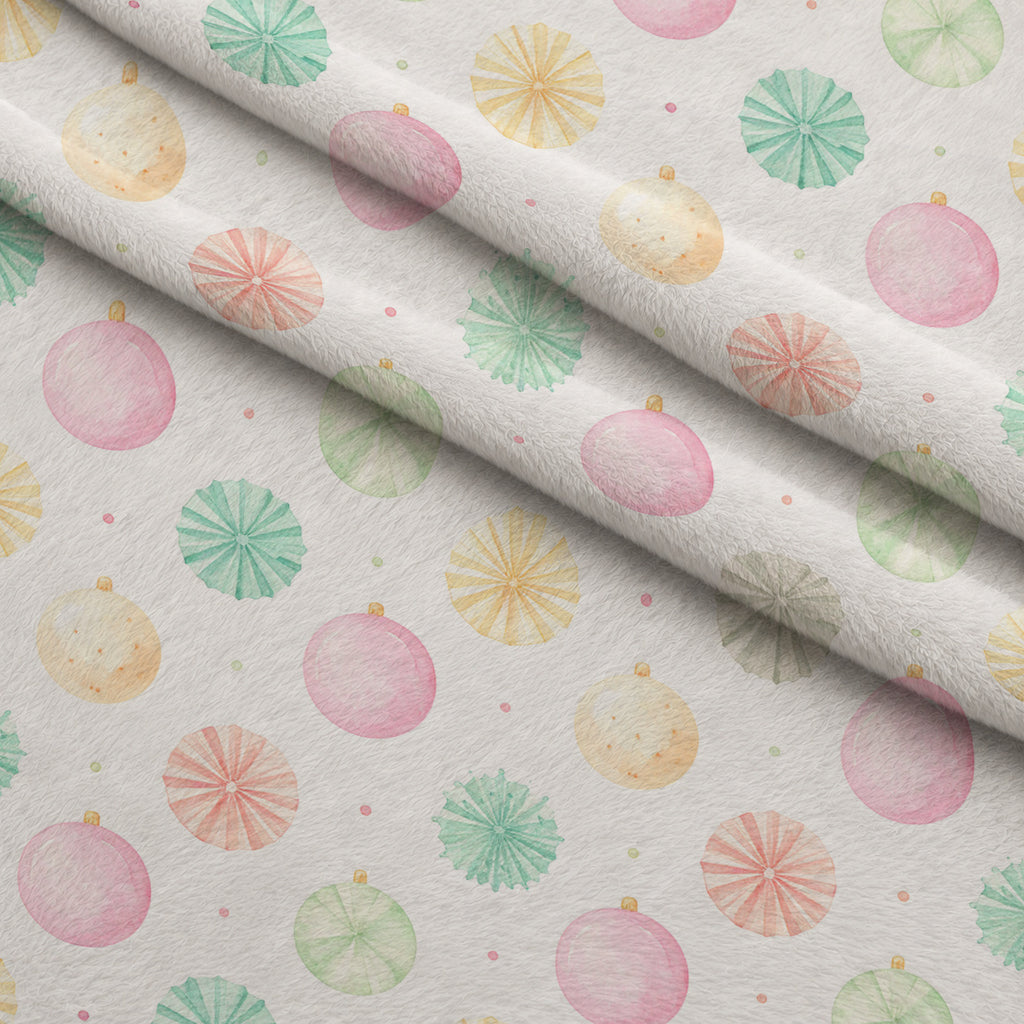 Pastel Pine Wonderland Pattern 14 Minky Fabric — plush minky folded close-up preview (mv-minky-v1:lying)