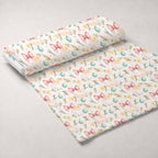 Pastel Pine Wonderland Pattern 18 Minky Fabric — plush minky unrolled bolt preview (mv-minky-v1:bolt)