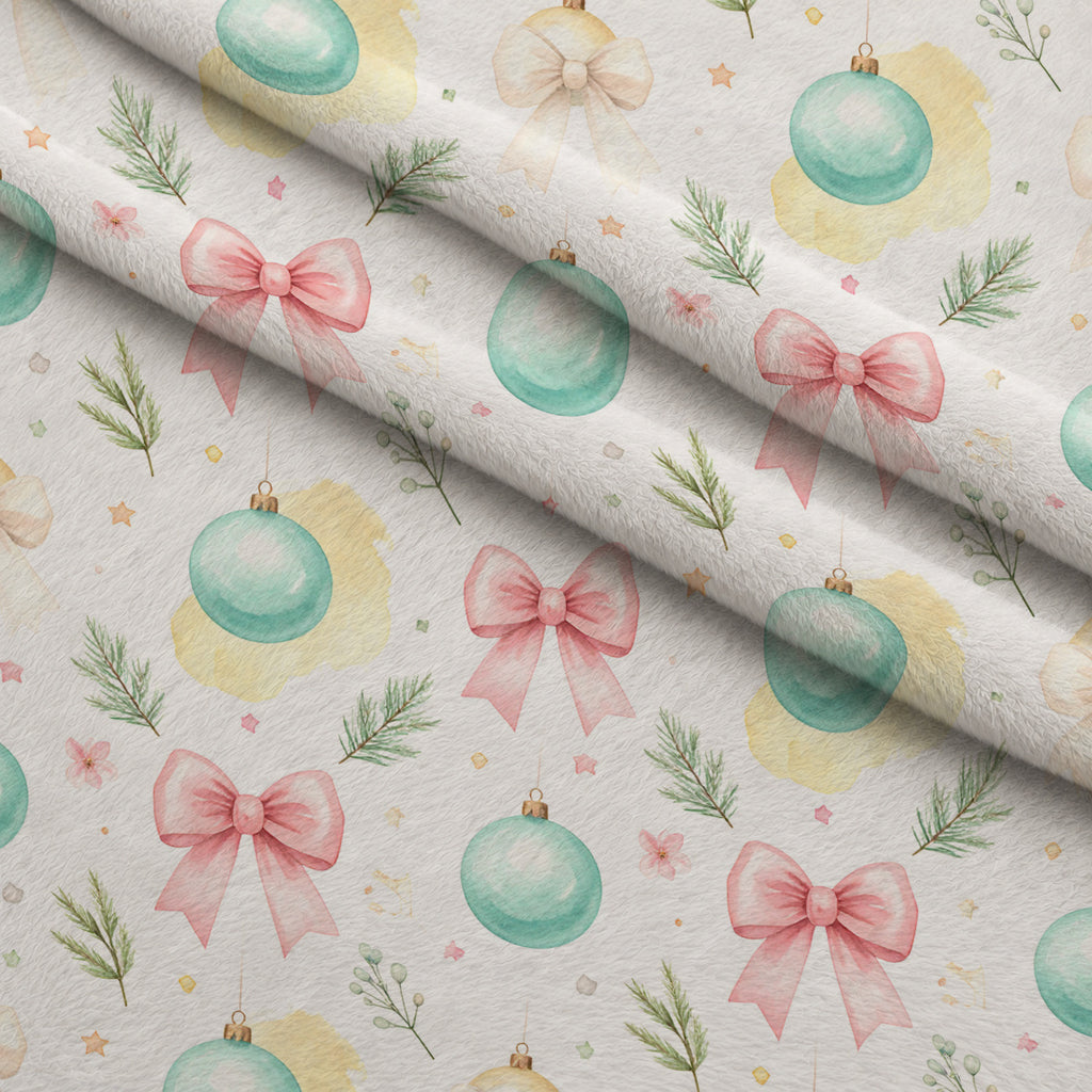 Pastel Pine Wonderland Pattern 19 Minky Fabric — plush minky folded close-up preview (mv-minky-v1:lying)