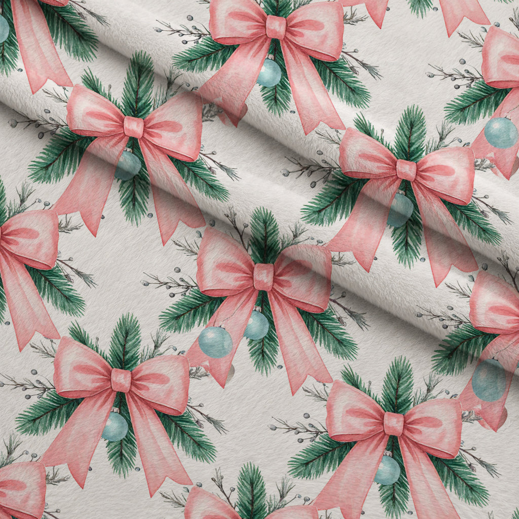 Pastel Pine Wonderland Pattern 2 Minky Fabric — plush minky folded close-up preview (mv-minky-v1:lying)