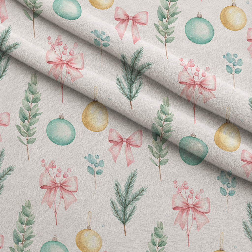 Pastel Pine Wonderland Pattern 24 Minky Fabric — plush minky folded close-up preview (mv-minky-v1:lying)
