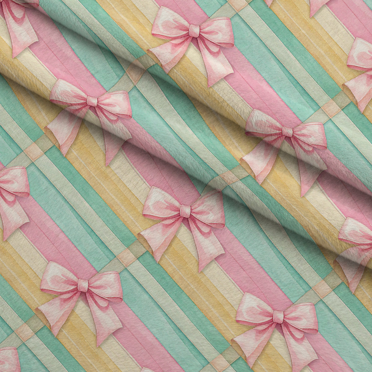 Pastel Pine Wonderland Pattern 26 Minky Fabric — plush minky folded close-up preview (mv-minky-v1:lying)