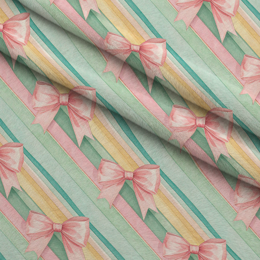 Pastel Pine Wonderland Pattern 27 Minky Fabric — plush minky folded close-up preview (mv-minky-v1:lying)