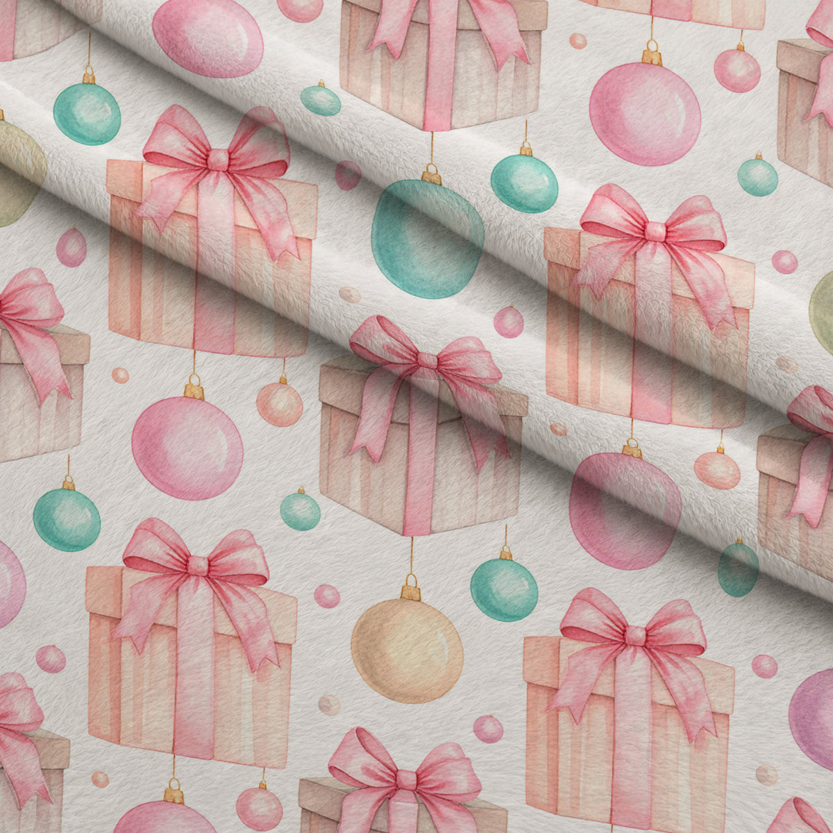 Pastel Pine Wonderland Pattern 6 Minky Fabric — plush minky folded close-up preview (mv-minky-v1:lying)