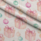 Pastel Pine Wonderland Pattern 7 Minky Fabric — plush minky folded close-up preview (mv-minky-v1:lying)