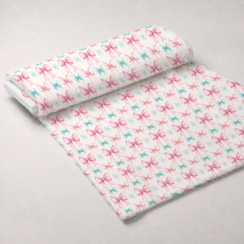 Pastel Pine Wonderland Pattern 8 Minky Fabric — plush minky unrolled bolt preview (mv-minky-v1:bolt)