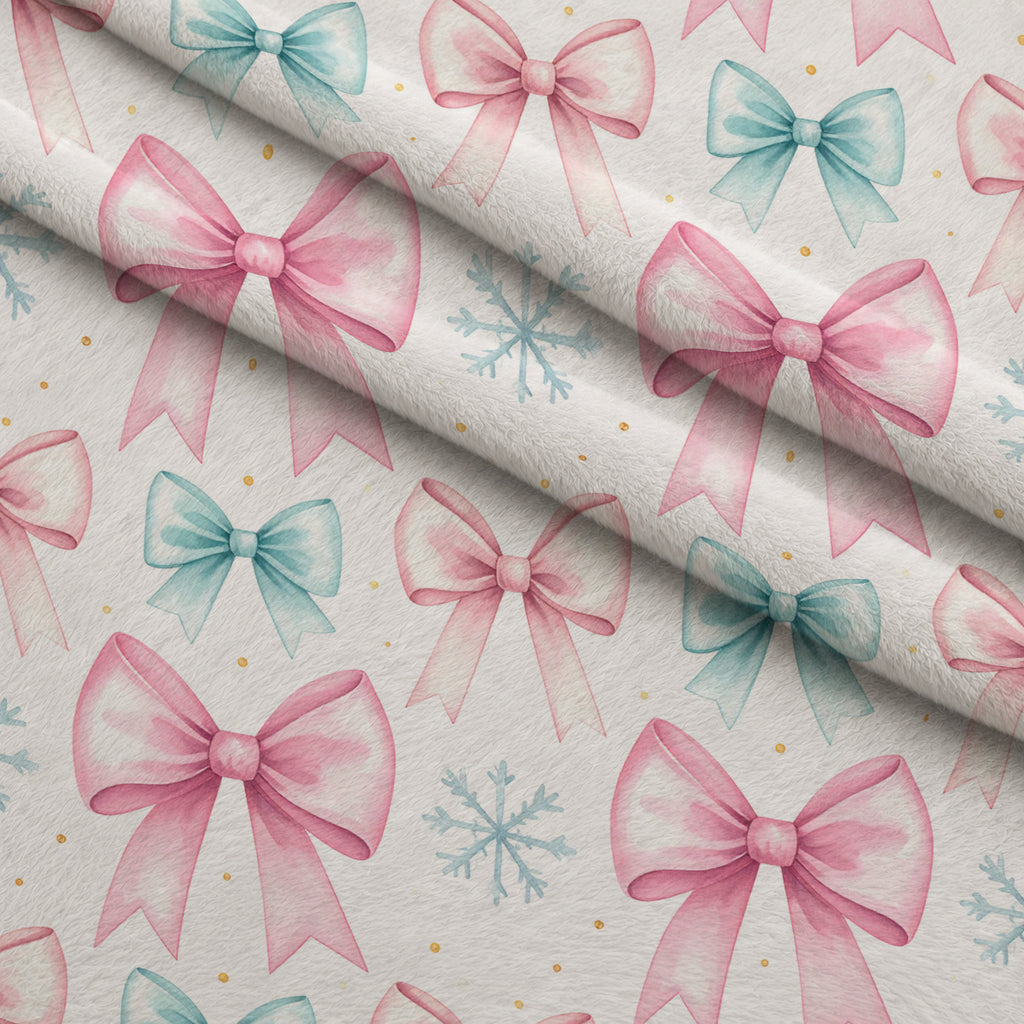 Pastel Pine Wonderland Pattern 8 Minky Fabric — plush minky folded close-up preview (mv-minky-v1:lying)