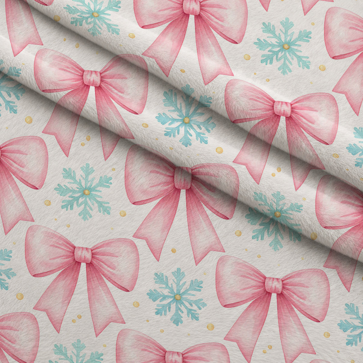 Pastel Pine Wonderland Pattern 9 Minky Fabric — plush minky folded close-up preview (mv-minky-v1:lying)