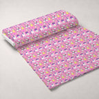 Pastel Pony Dreams Pattern 12 Minky Fabric — plush minky unrolled bolt preview (mv-minky-v1:bolt)