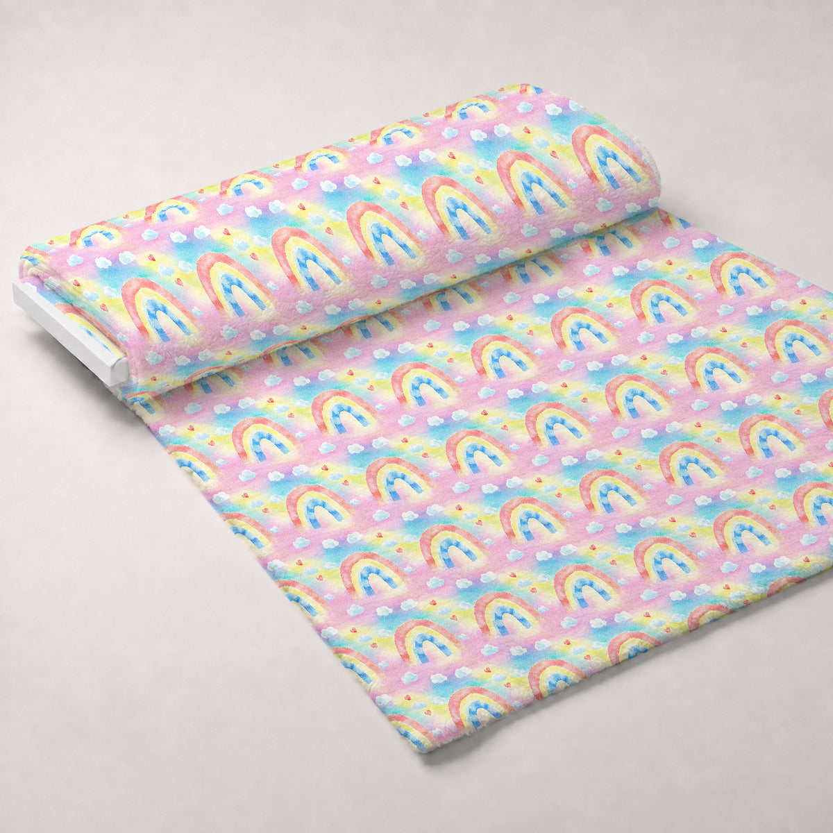 Pastel Sky Dreams Pattern 15 Minky Fabric — plush minky unrolled bolt preview (mv-minky-v1:bolt)