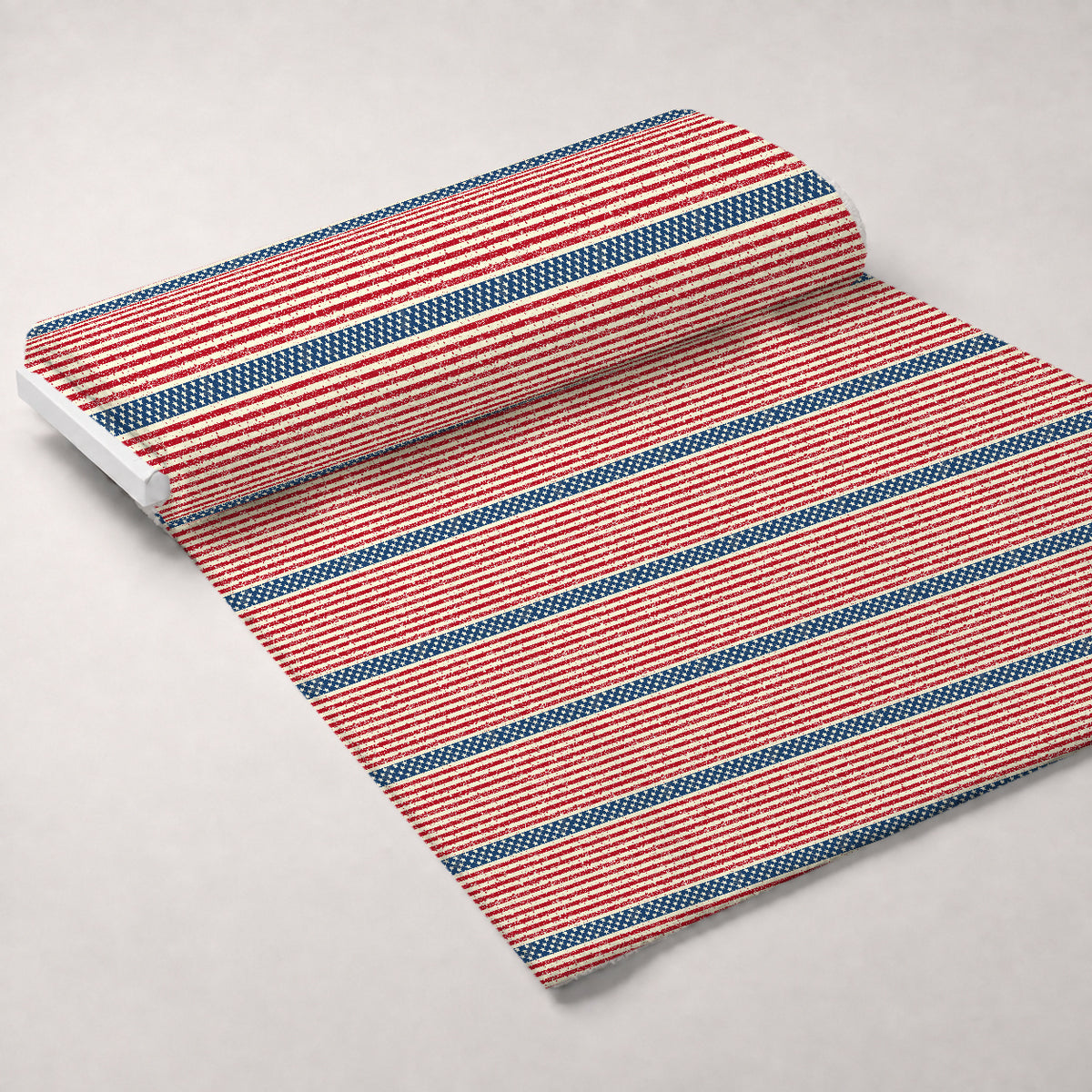 Patriotic Pattern 10 Minky Fabric — plush minky unrolled bolt preview (mv-minky-v1:bolt)