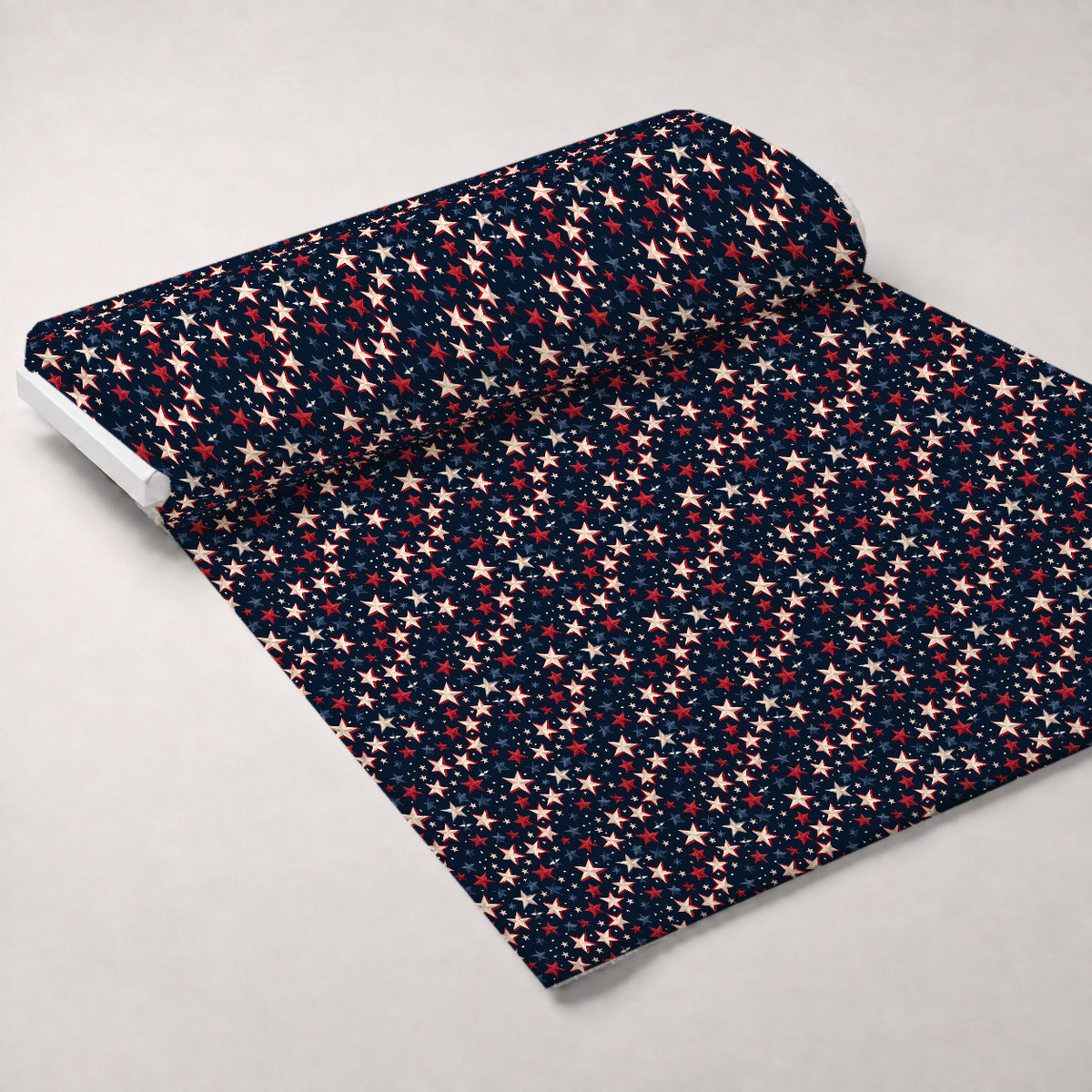 Patriotic Pattern 13 Minky Fabric — plush minky unrolled bolt preview (mv-minky-v1:bolt)