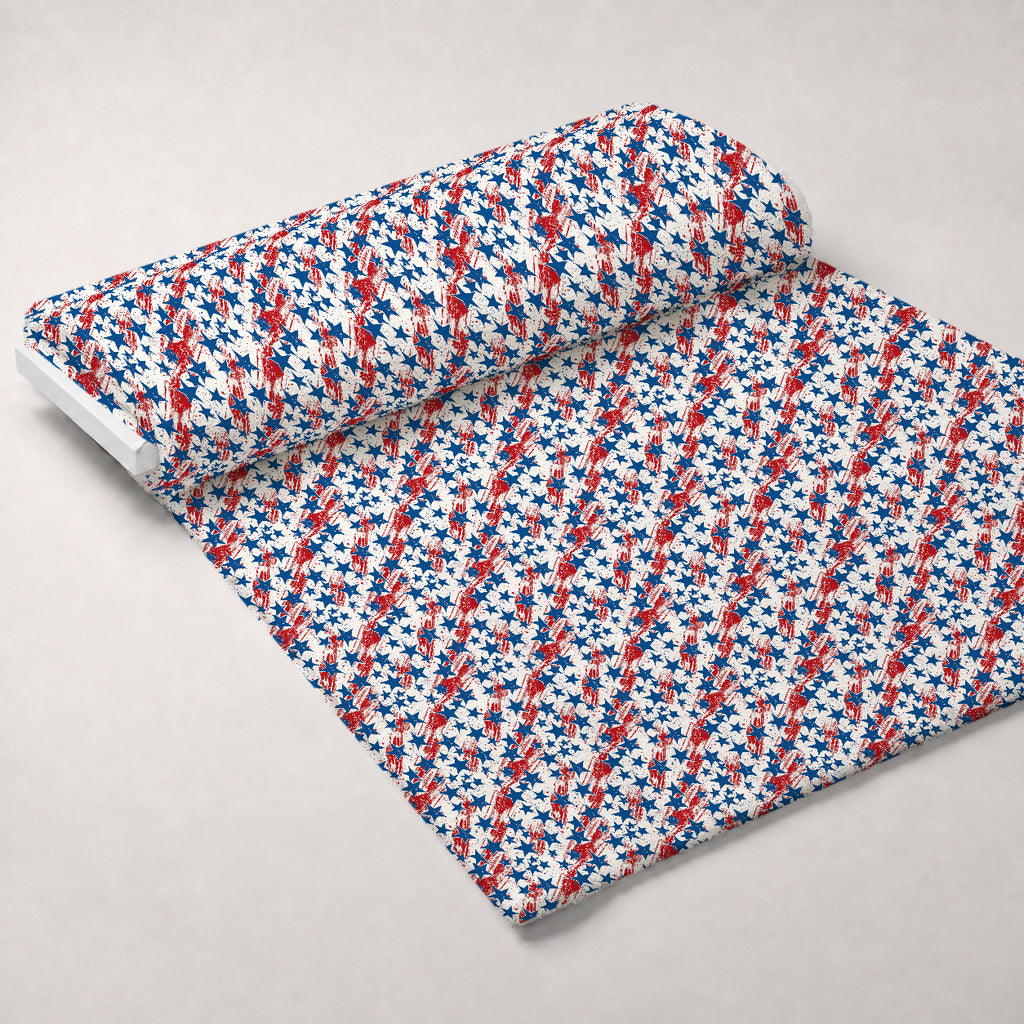 Patriotic Pattern 23 Minky Fabric — plush minky unrolled bolt preview (mv-minky-v1:bolt)
