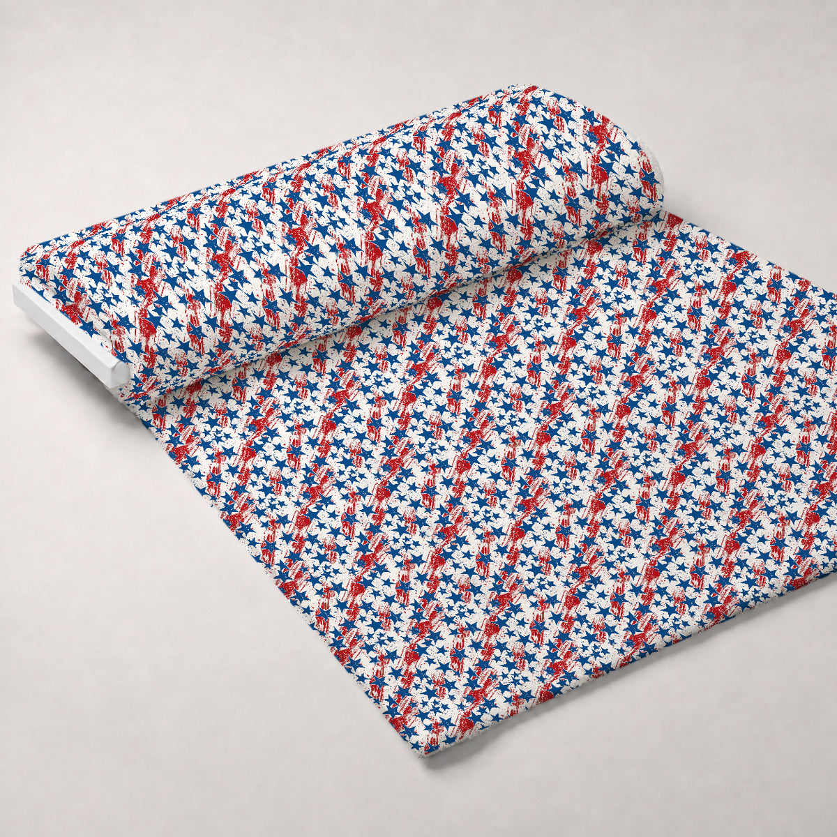 Patriotic Pattern 23 Minky Fabric — plush minky unrolled bolt preview (mv-minky-v1:bolt)