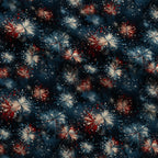 Patriotic Petals Pattern 8 Minky Fabric — plush minky folded close-up preview (mv-minky-v1:lying)