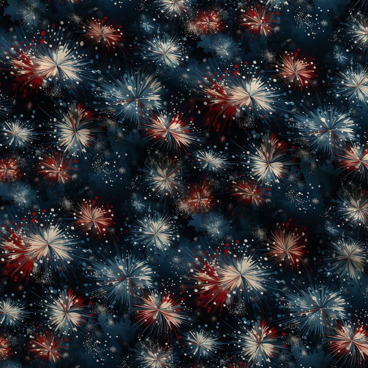 Patriotic Petals Pattern 8 Minky Fabric — plush minky folded close-up preview (mv-minky-v1:lying)